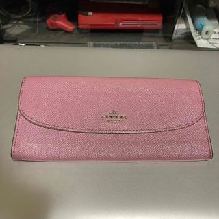 コーチ(COACH)の【COACH】 コーチ / F11835 / ラメ 長財 / 背面ファスナー(財布)