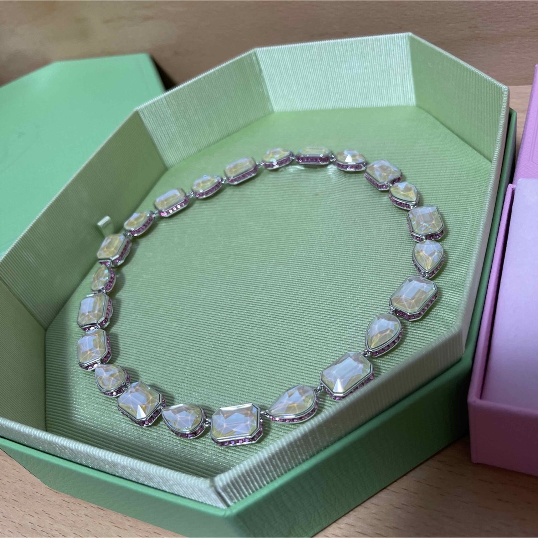 SWAROVSKI - スワロフスキー orbita クリスタル ネックレス ピアス SWAROVSKI - スワロフスキー orbita クリスタル ネックレス ピアス