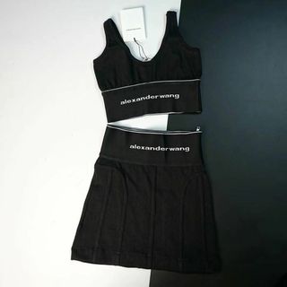 Alexanderwang  ブラトップ ミニスカートセット　Sサイズ　グレー