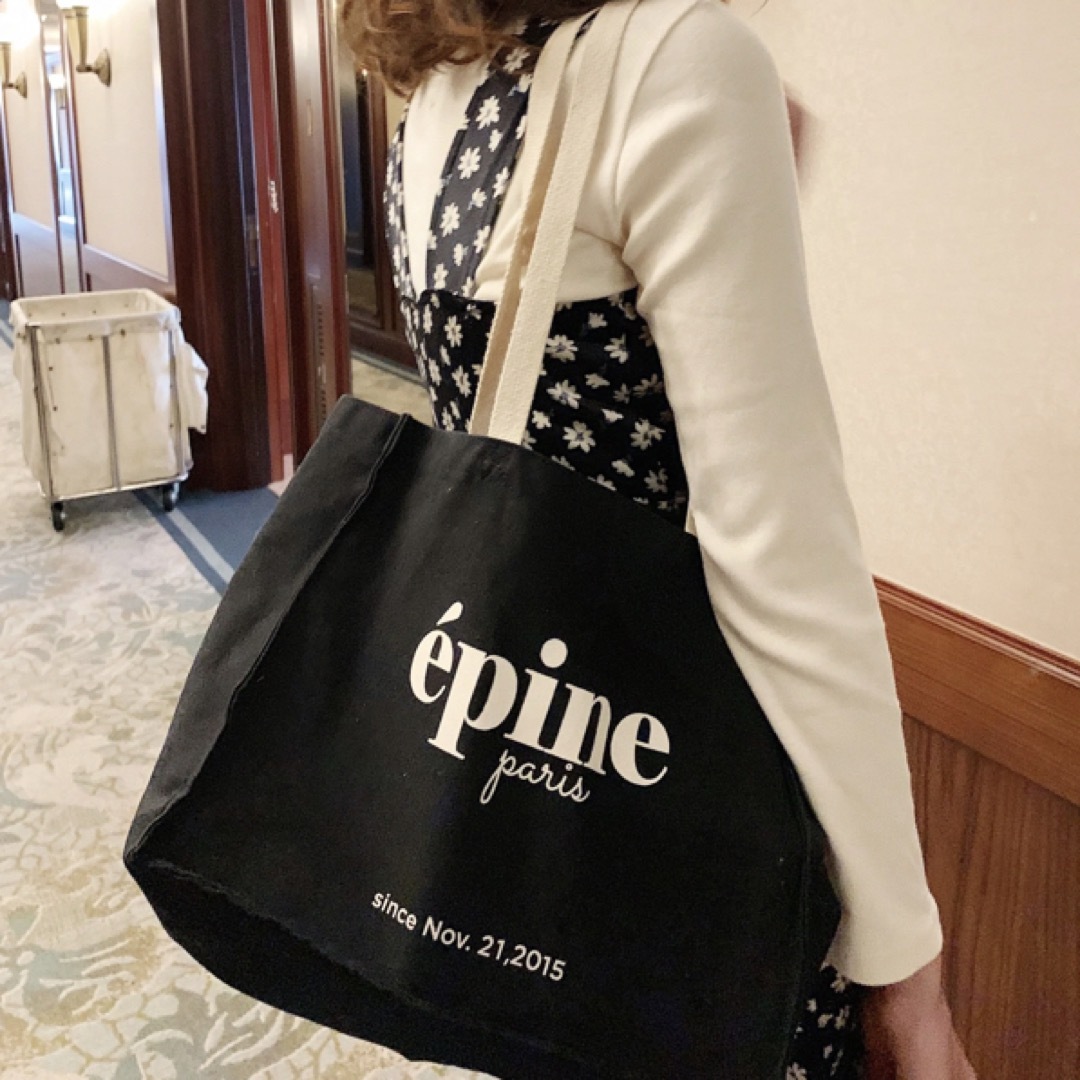 epine ÉPINE PARIS BAG ブラック 黒 エピヌ トートバッグ