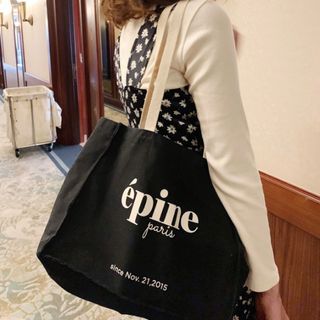 エピヌ(épine)のépine shop bag tote black(トートバッグ)