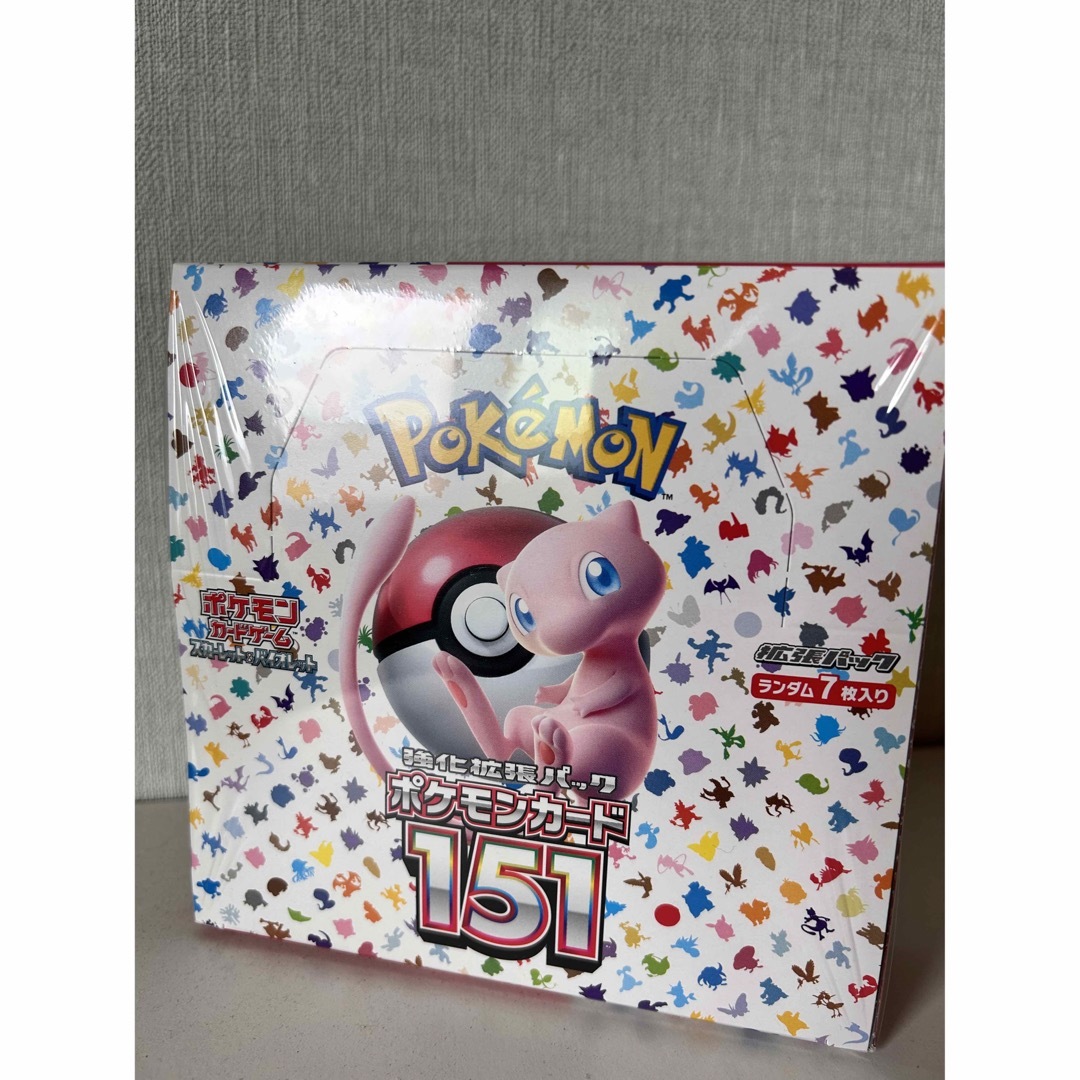 【シュリンク付き】【ポケモンセンター6月当選品】ポケモンカード151 1box