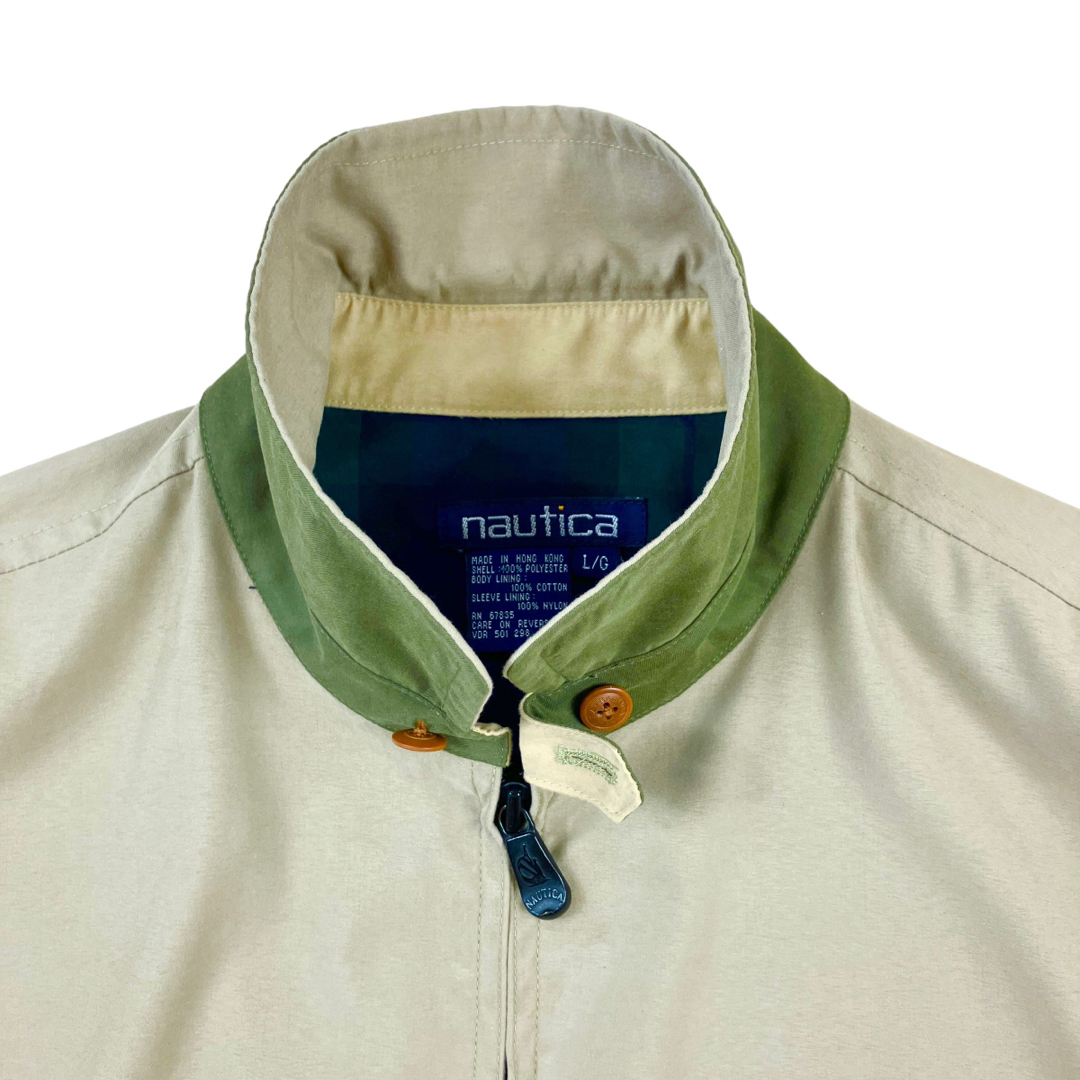 90s nautica ハリントンジャケット スイングトップ ブラックウォッチ-