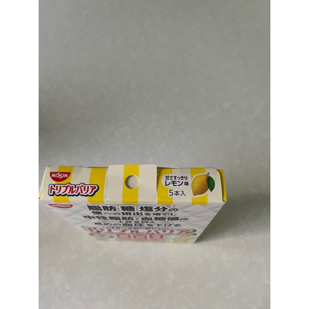 日清食品(ニッシンショクヒン)の日清食品　トリプルバリア(レモン味5本入り) コスメ/美容のダイエット(ダイエット食品)の商品写真