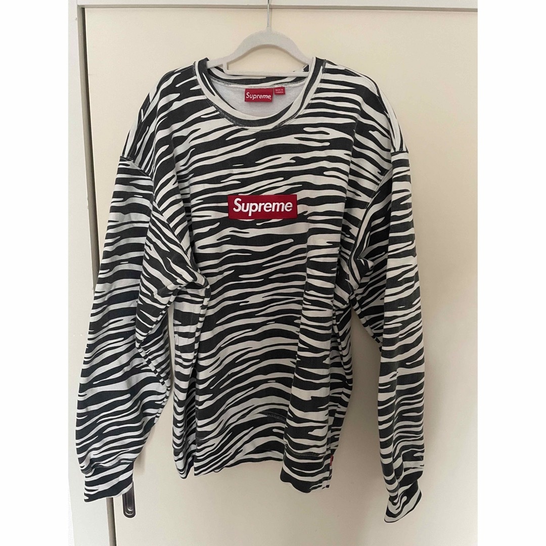 Supreme(シュプリーム)のsupreme boxlogo zebra XL メンズのトップス(スウェット)の商品写真