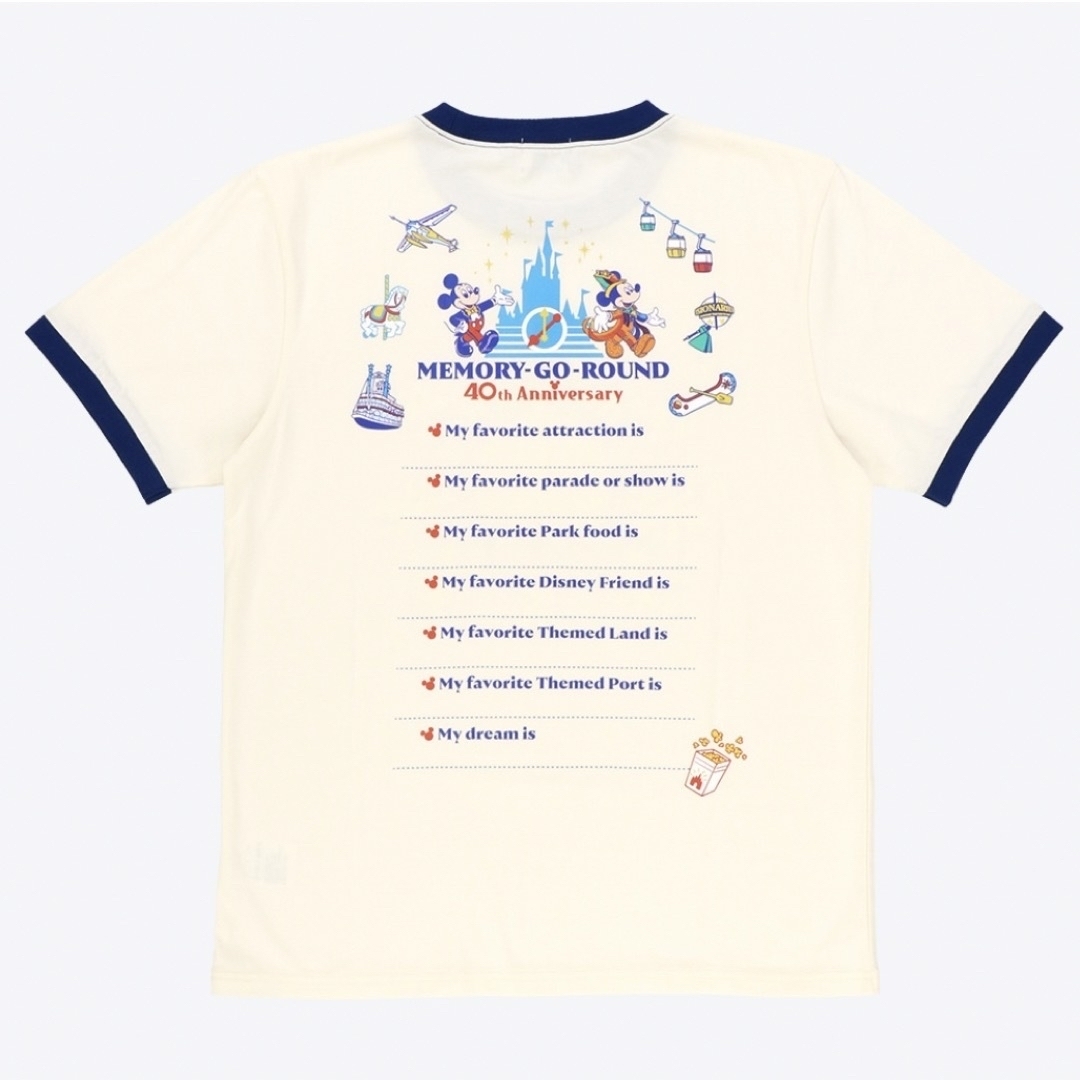 Disney - 【新品】ディズニー 40周年 メモリーゴーラウンド Tシャツ