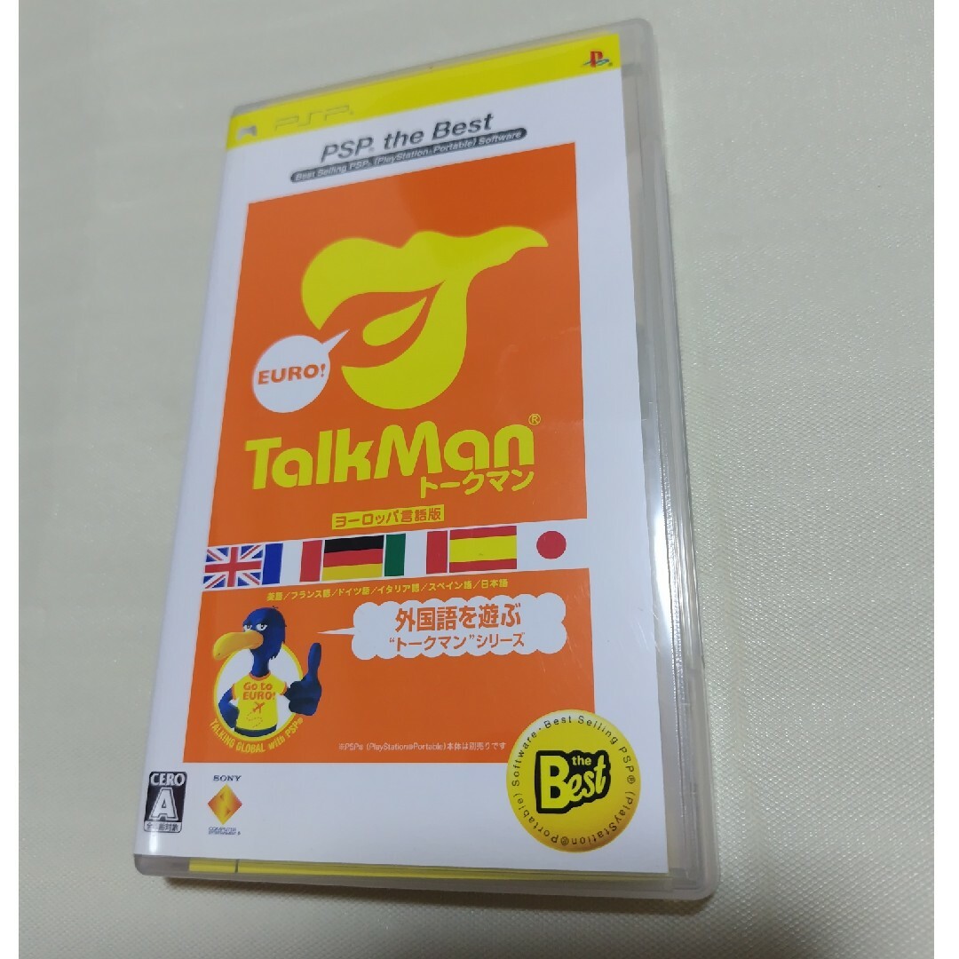 SONY(ソニー)のPSPソフト「Talk Manトークマン ヨーロッパ言語版」 エンタメ/ホビーのゲームソフト/ゲーム機本体(家庭用ゲームソフト)の商品写真