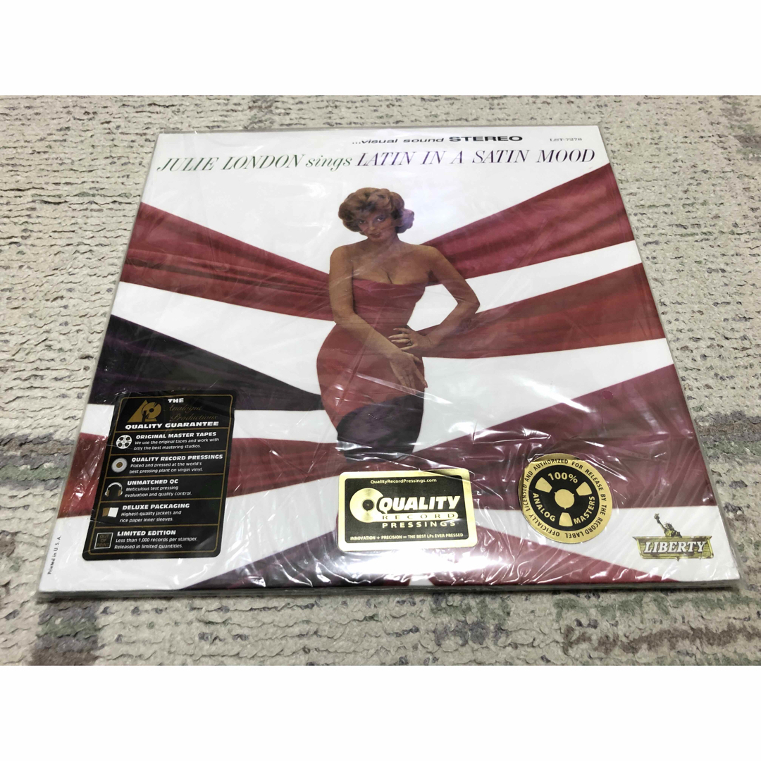 売り出しネット 新品 アナプロ Julie London In A Satin Mood 2LP CD