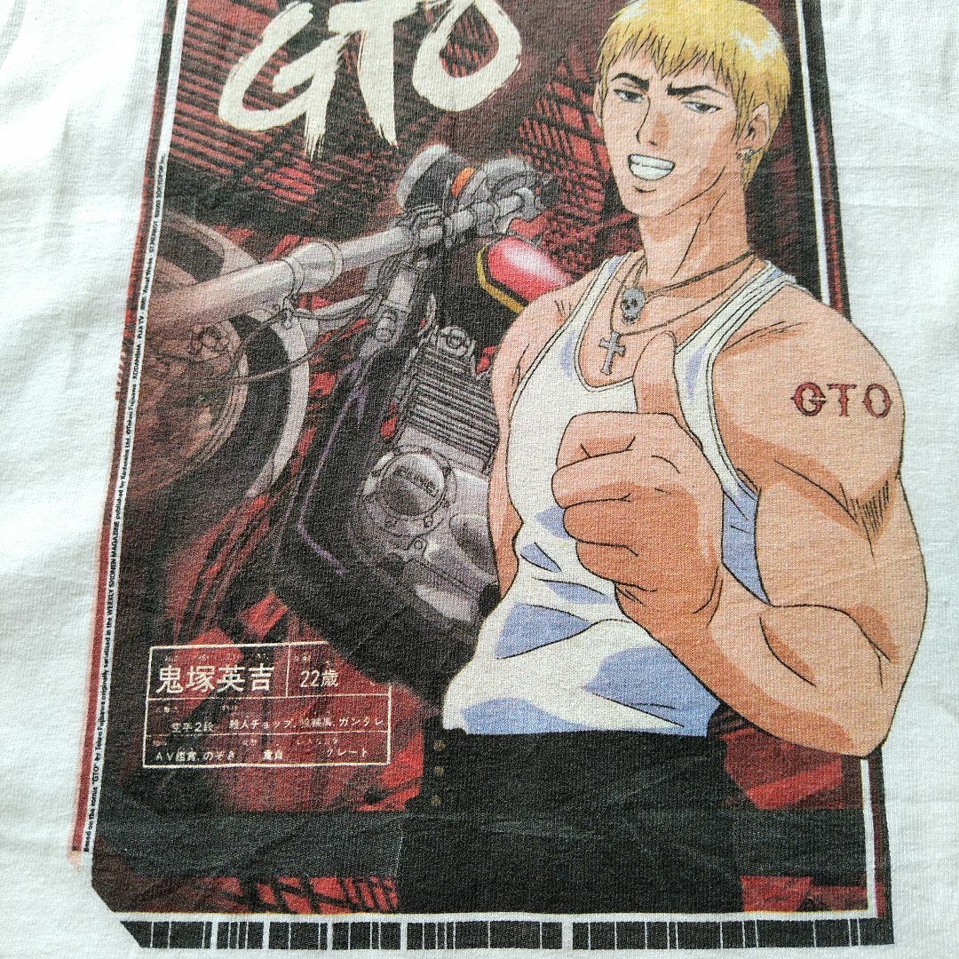 ©2003　GTO　Tシャツ　XL　白　アニメTシャツ *