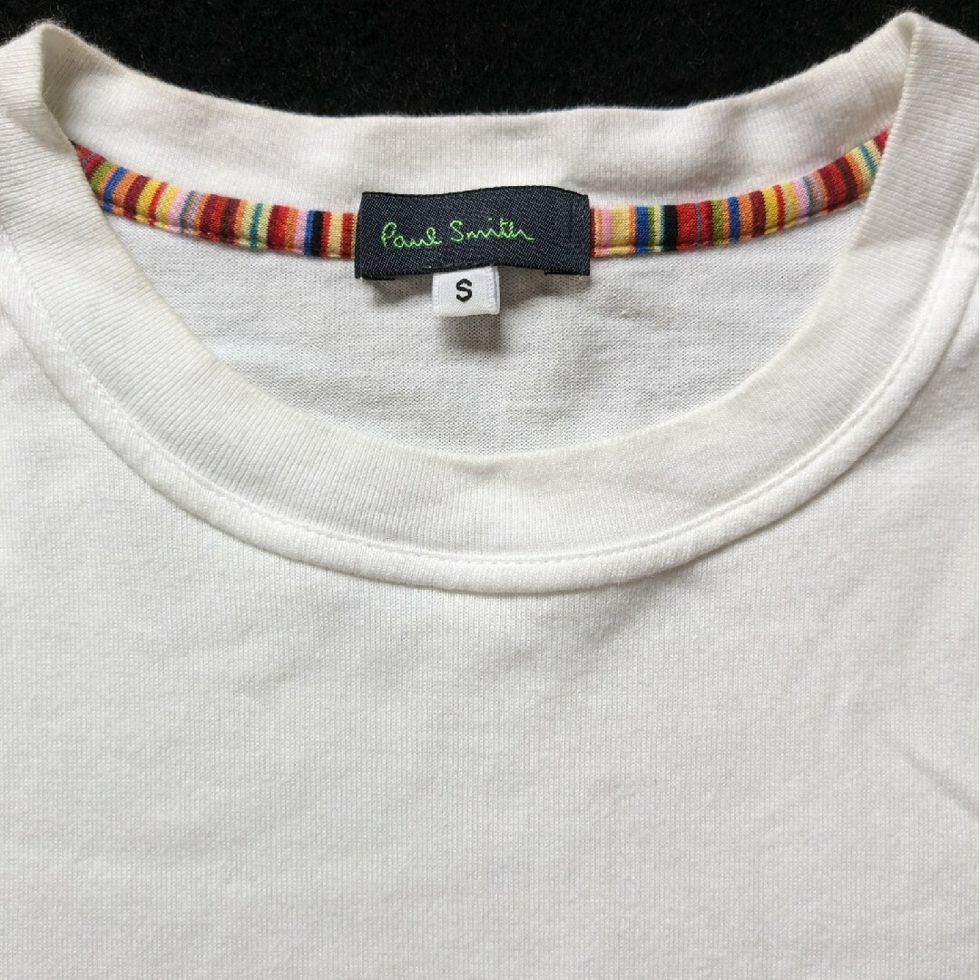 ポールスミス　マルチストライプ　Tシャツ　S　白色　日本製　Paul Smith