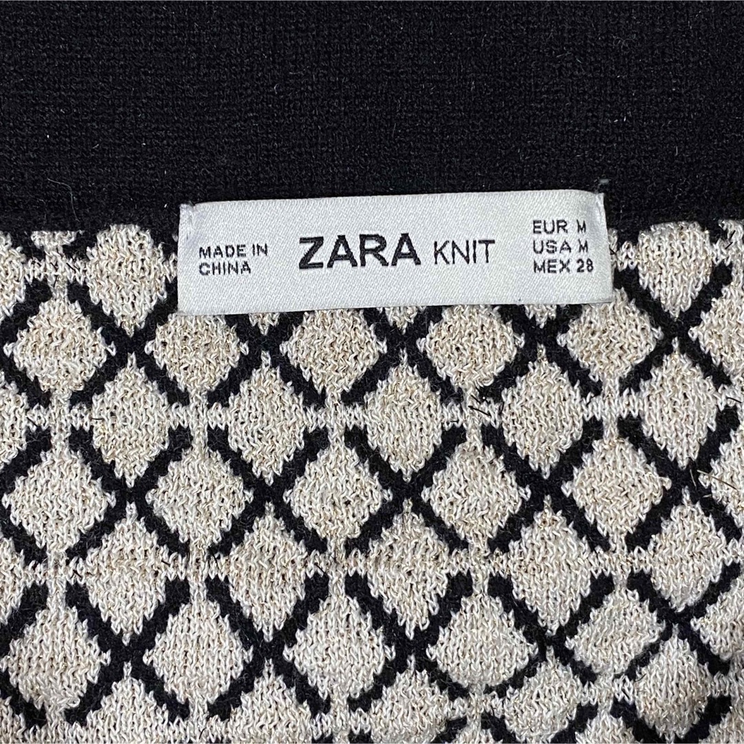 ZARA(ザラ)のZARA ツイードニットスカート レディースのスカート(ミニスカート)の商品写真