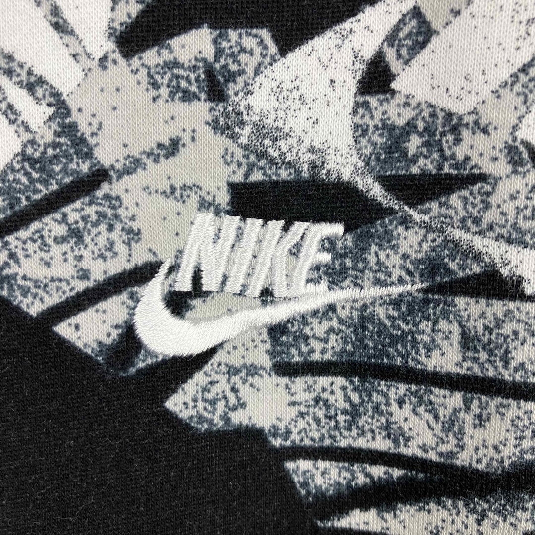 NIKE - NIKE ナイキ 総柄 メンズL相当 刺繍ロゴ プルオーバー パーカー