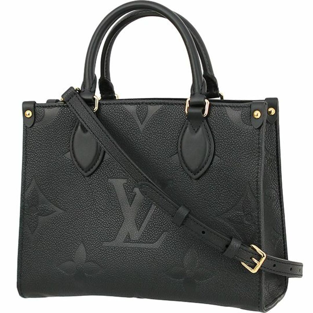 LOUIS VUITTON(ルイヴィトン)のルイヴィトン バッグ レディース オンザゴー PM 黒 レザー 新品 1998 レディースのバッグ(ハンドバッグ)の商品写真