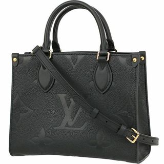 ルイヴィトン(LOUIS VUITTON)のルイヴィトン バッグ レディース オンザゴー PM 黒 レザー 新品 1998(ハンドバッグ)