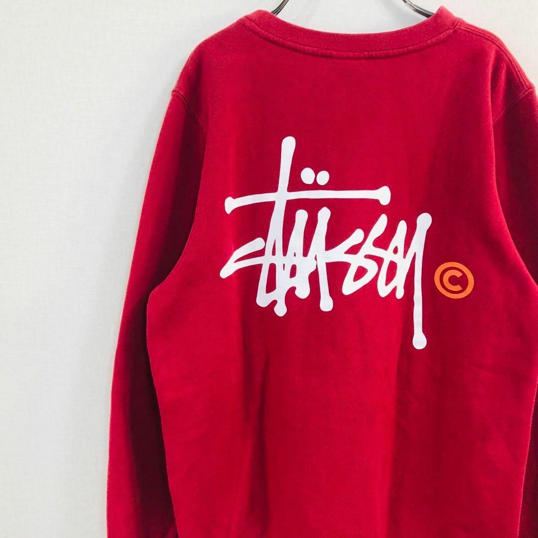 激希少STUSSY ステューシー 極希少カラー ピンク　プルオーバーＳ　USA製