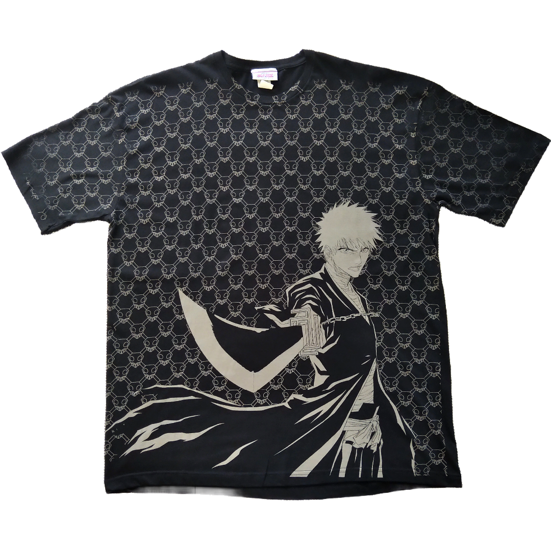 00s　bleach　Tシャツ　2XL　黒　ブリーチ　アニメTシャツ *