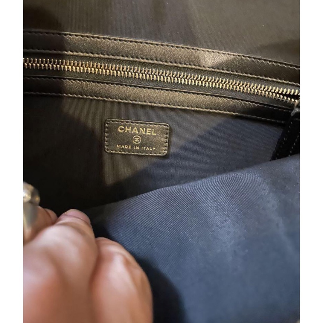 シャネル　CHANEL ドーヴィル　クラッチ　bag ハンド　ロゴ