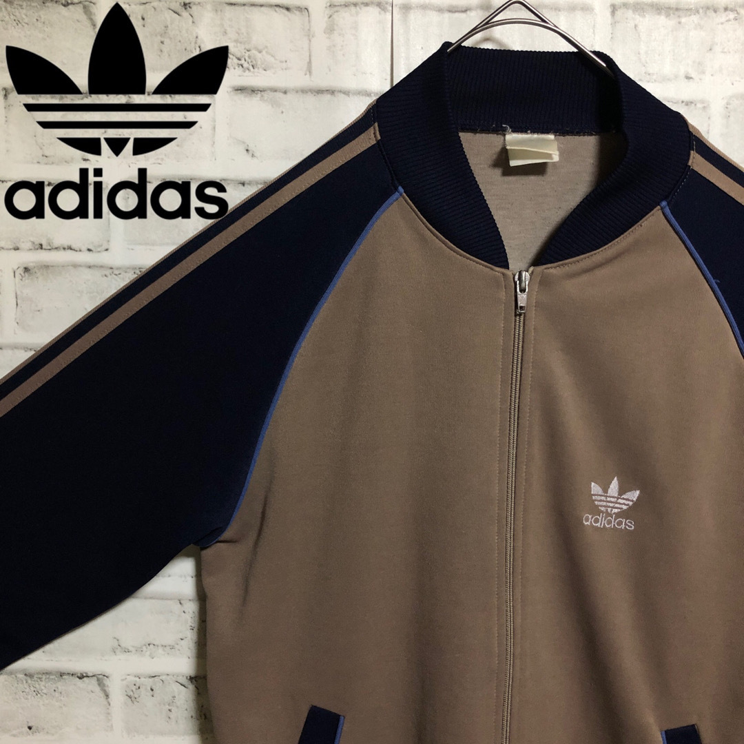 00S ヴィンテージ Adidas ATP ジャージ トラックジャケット 茶色