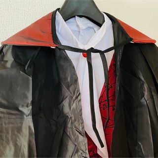 ドラキュラ　バンパイヤ　コスプレ　衣装　ハロウィン　フリーサイズ　小さめです(衣装)