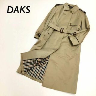 DAKS ダックス　ハウスチェック　トレンチコート ライナー付き