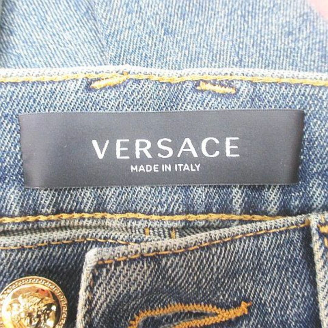 VERSACE(ヴェルサーチ)のVERSACE ロング丈 デニムパンツ ジーンズ 32 インディゴ系  メンズのパンツ(デニム/ジーンズ)の商品写真