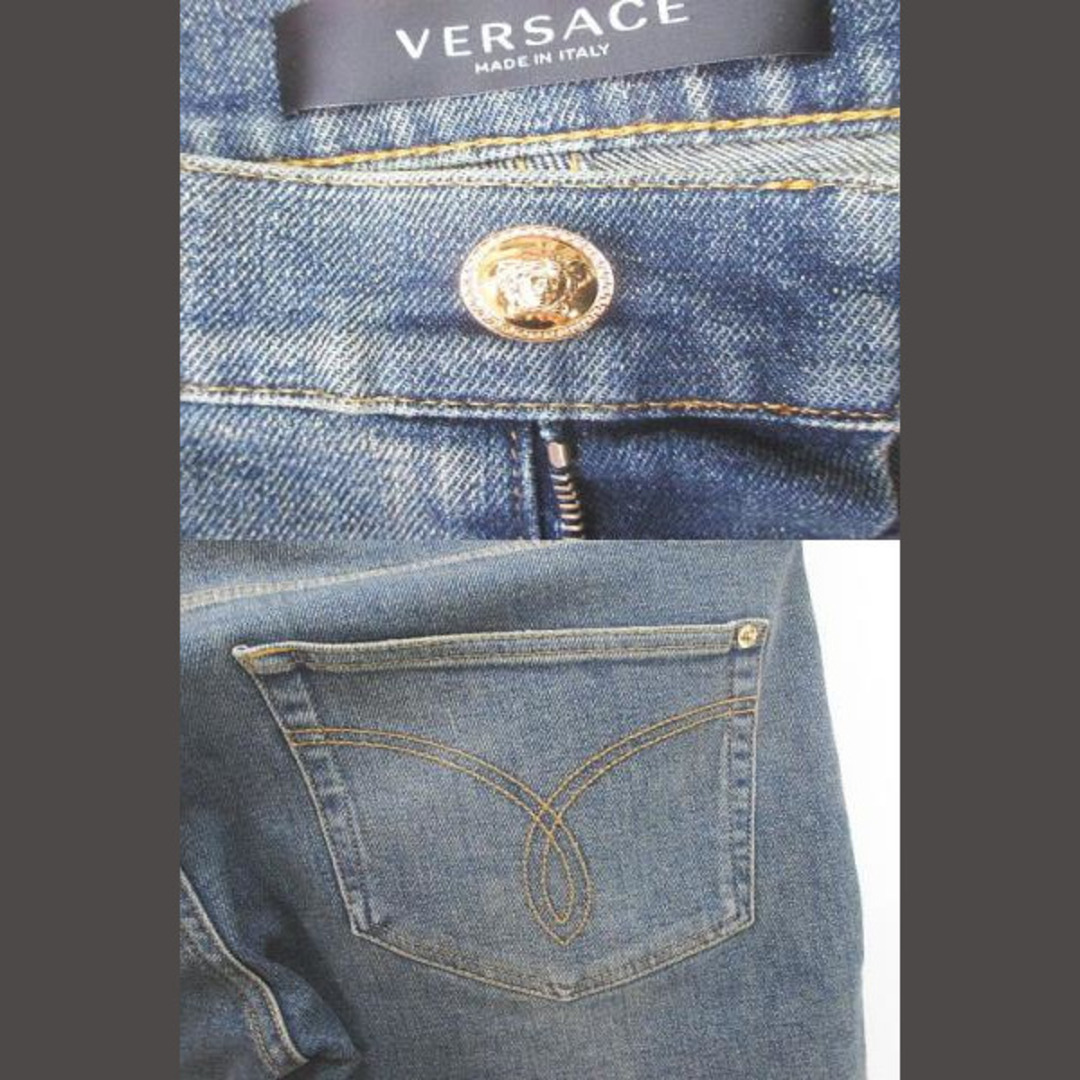 VERSACE(ヴェルサーチ)のVERSACE ロング丈 デニムパンツ ジーンズ 32 インディゴ系  メンズのパンツ(デニム/ジーンズ)の商品写真