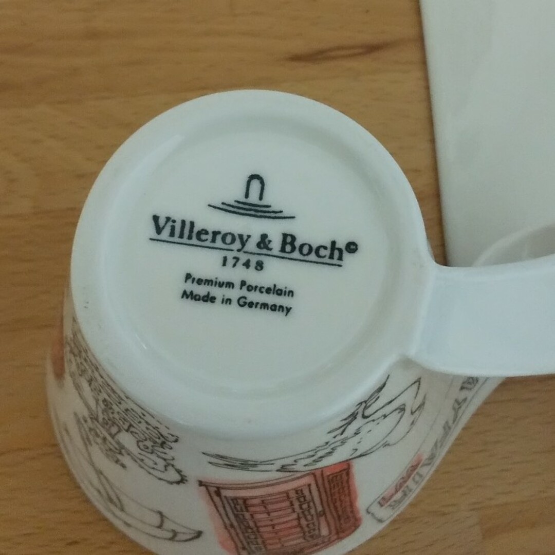 Villeroy&boビレロイ & ボッホ ニューウェーブ ペアカップ&ソーサー Villeroy&boビレロイ & ボッホ ニューウェーブ ペアカップ&ソーサー