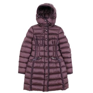 モンクレール(MONCLER)の美品 モンクレール エルミンヌ ダウンコート レディース ボルドー 00 コート HERMINE MONCLER(ダウンジャケット)