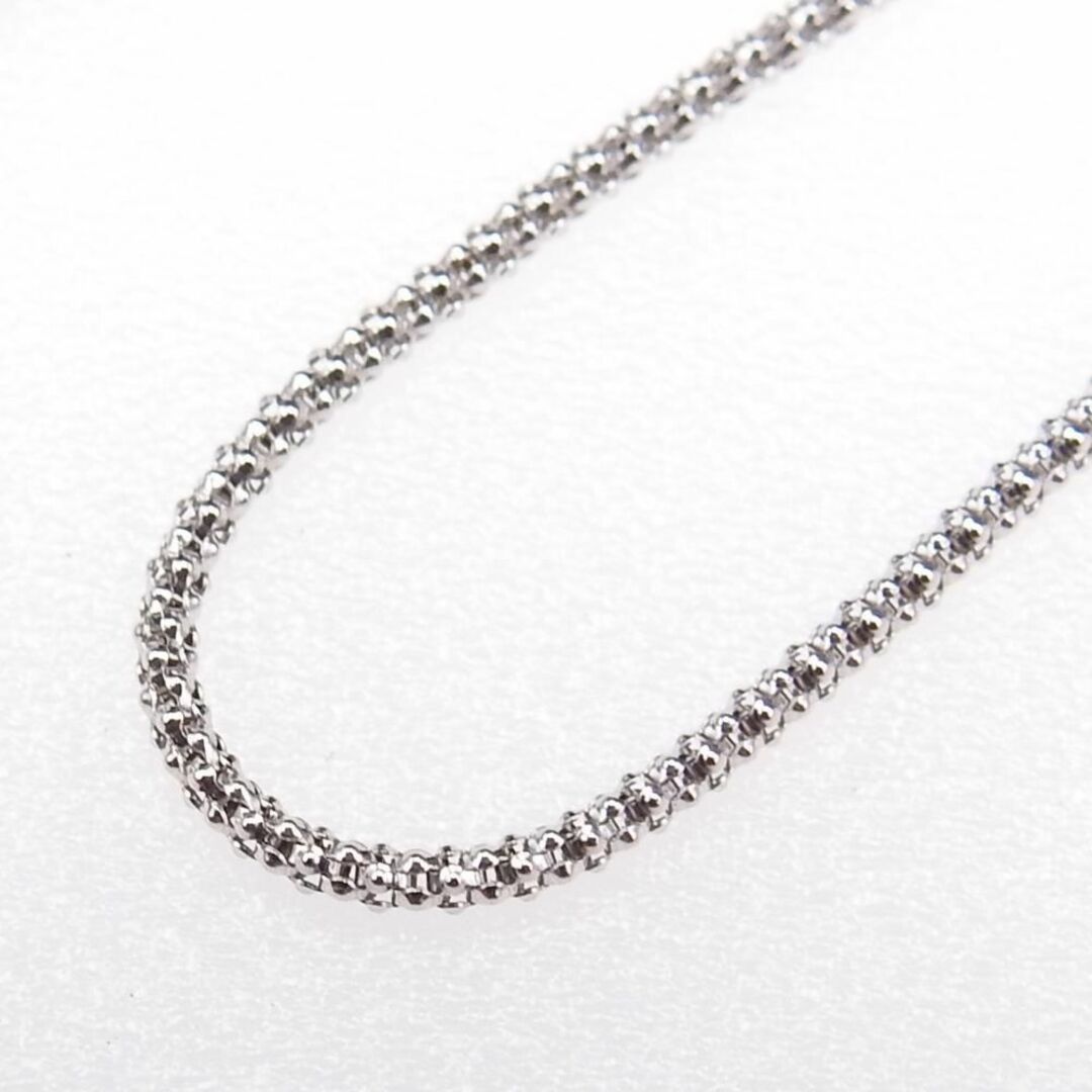 美品〕K18WG ネックレス レディース 3.13g 長さ:49.5cm