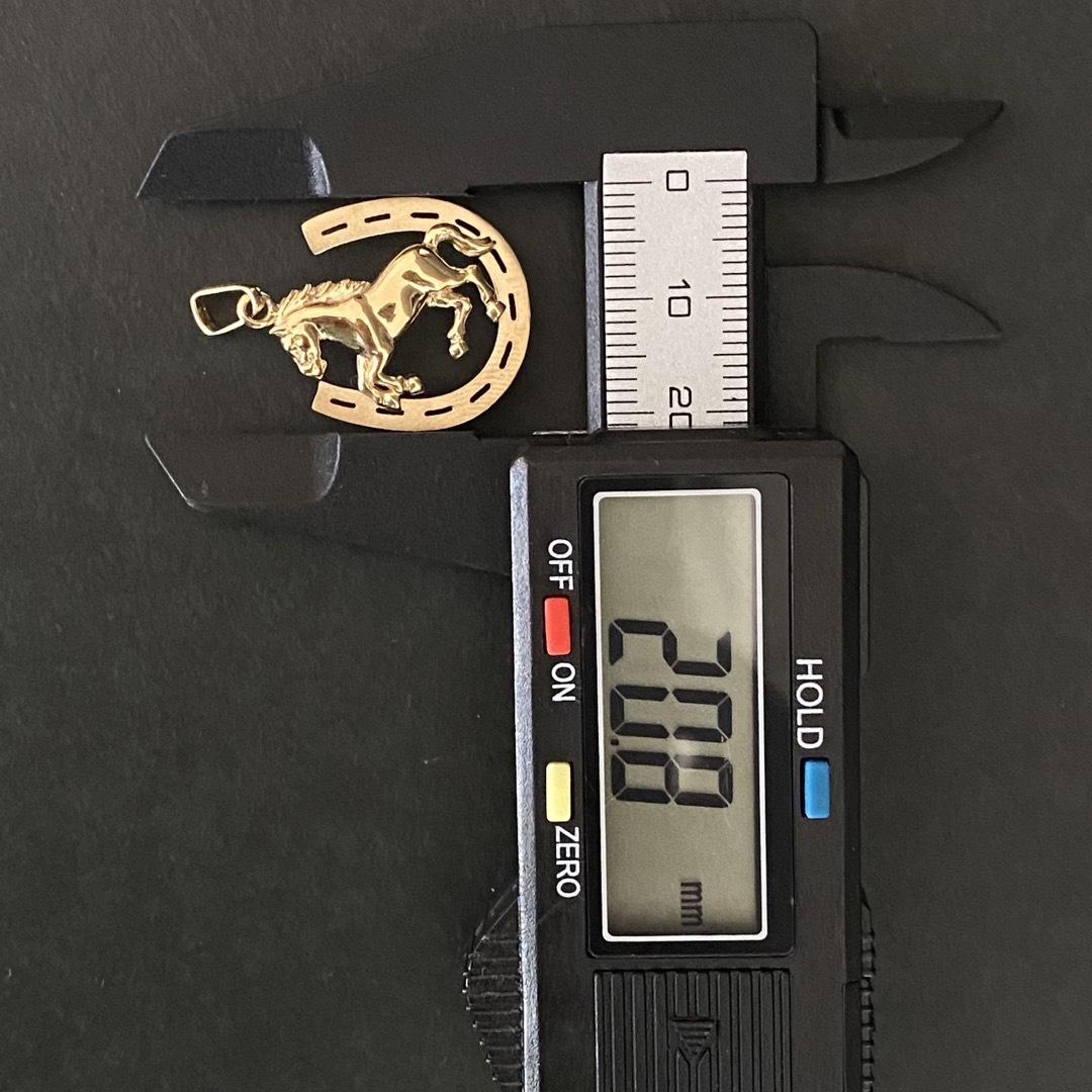 18金 馬 ホーストップペンダント k18