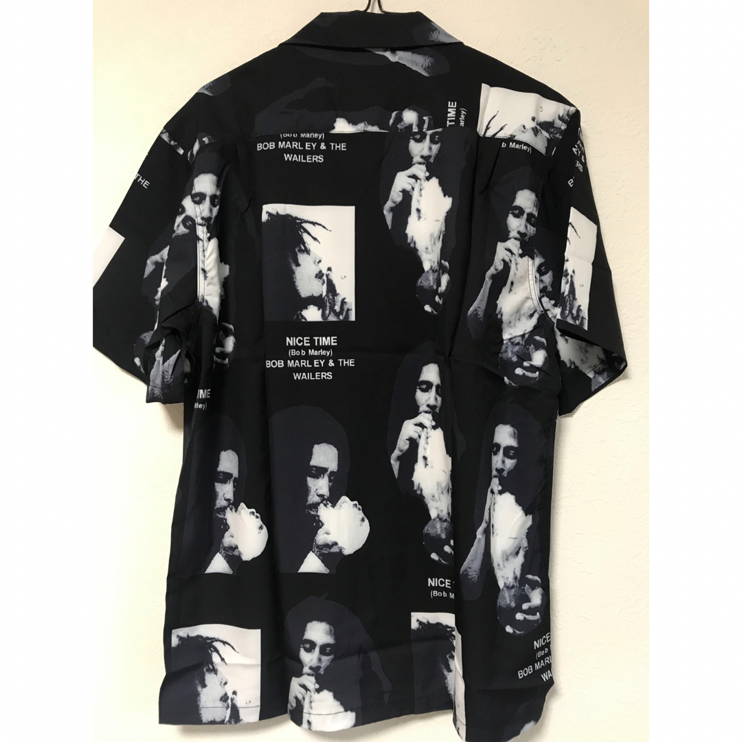 WACKO MARIA(ワコマリア)のWACKO MARIA  ボブマーリー  半袖シャツ 黒　サイズM メンズのトップス(シャツ)の商品写真