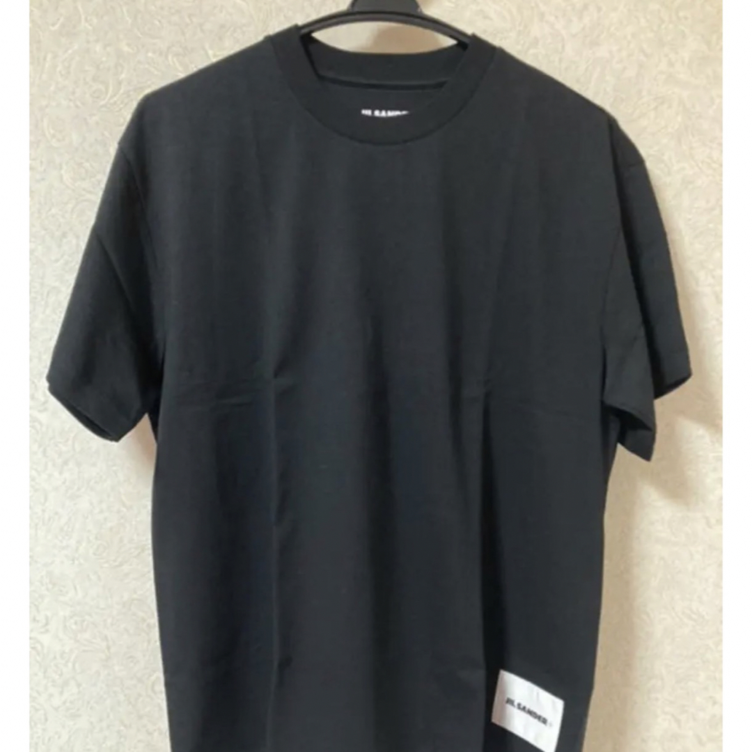 【未使用】ジルサンダー オーガニックコットンTシャツ　黒　L ブラック　半袖