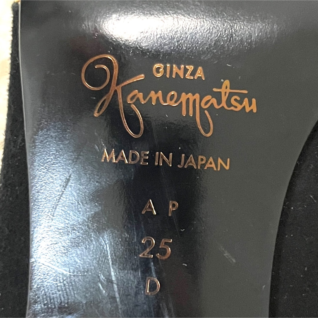 GINZA Kanematsu(ギンザカネマツ)の【極美品】銀座かねまつ ハイヒール ポインテッド 入学 卒業 パーティ 黒 25 レディースの靴/シューズ(ハイヒール/パンプス)の商品写真