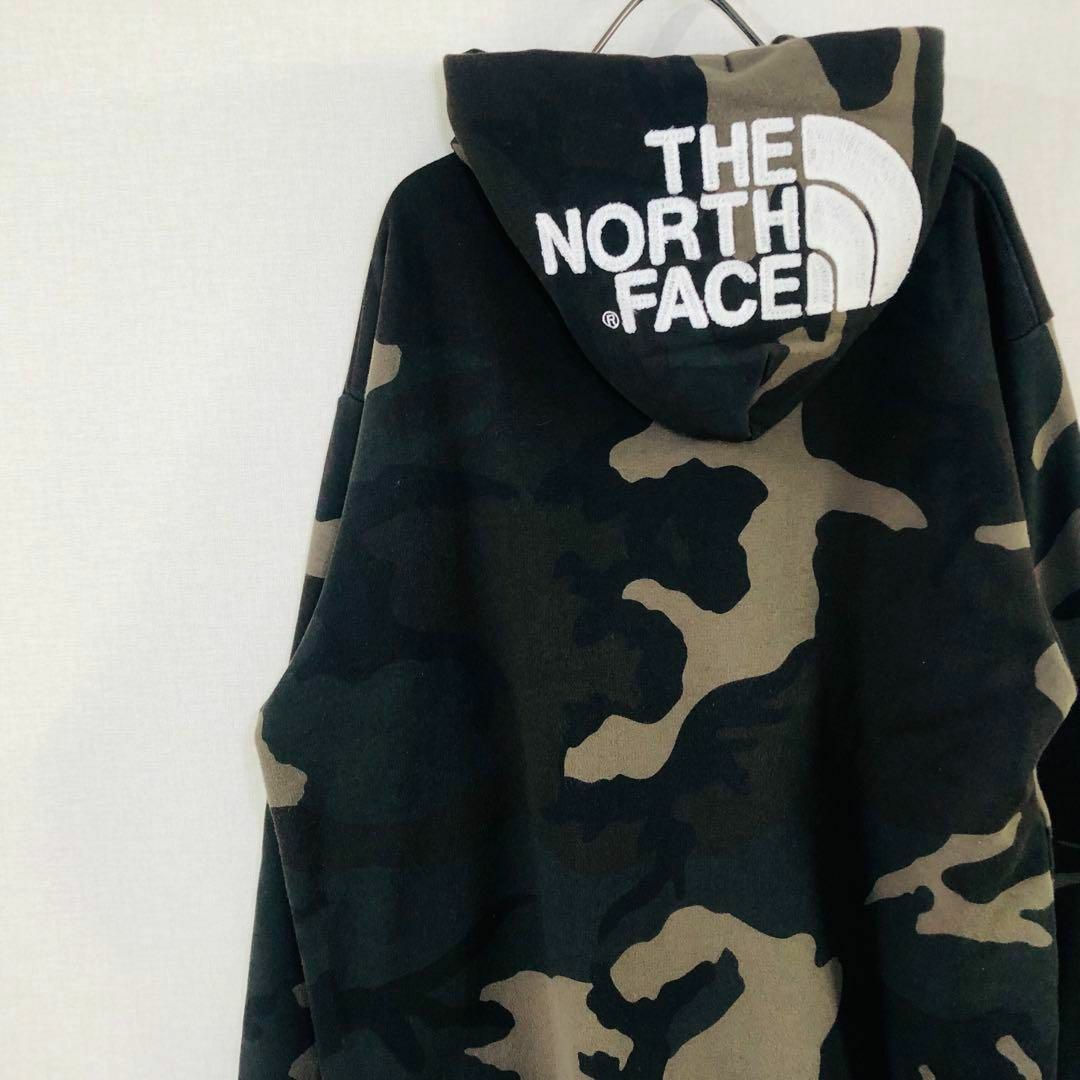 【美品✨】THE NORTH FACE　リアビューフルジップパーカー迷彩Mサイズ