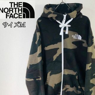 【美品✨】THE NORTH FACE　リアビューフルジップパーカー迷彩Mサイズ