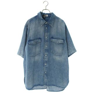 イザベルマラン(Isabel Marant)のイザベルマラン  22SS  22PCH0806 22P020H オーバーサイズデニム半袖シャツ メンズ L(シャツ)