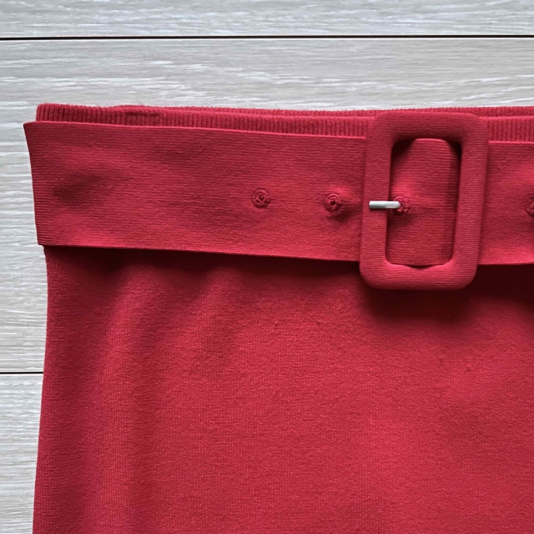 Pinky&Dianne(ピンキーアンドダイアン)の［専用］ベルト付きニットタイトスカート レディースのスカート(ひざ丈スカート)の商品写真