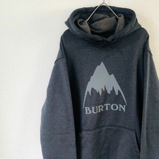 BURTON - 【大人気】バートン パーカー サイズM ブラック ビックロゴの