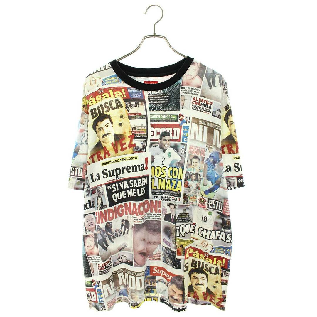 シュプリーム  20SS  Headline S/S Top ヘッドライン総柄Tシャツ メンズ M