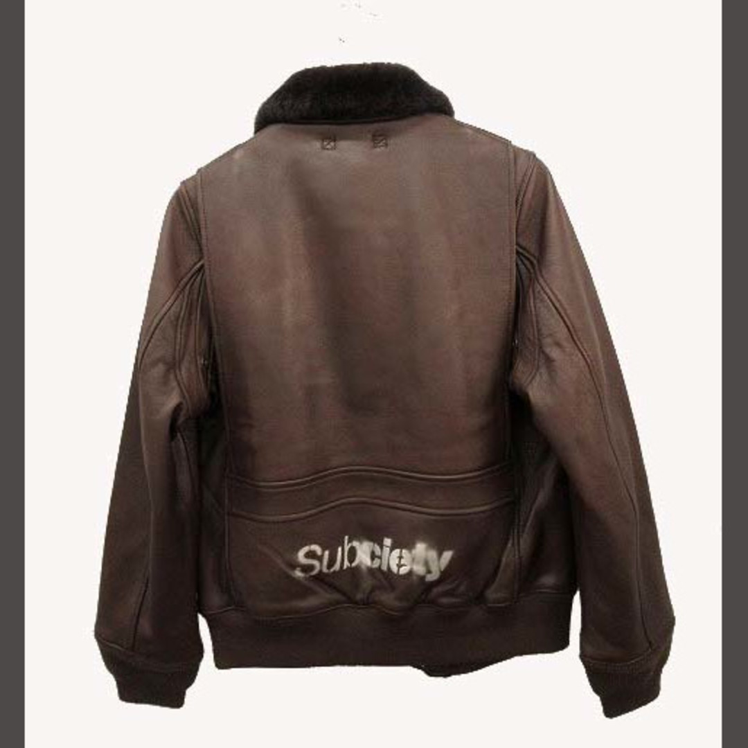 G-1 with HOUSTON Subciety brown サイズM 新品