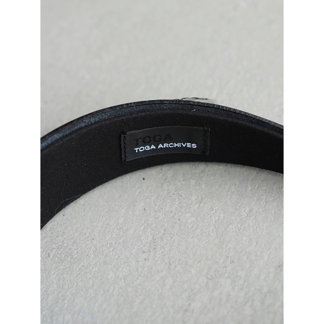 トーガ完売商品☆ TOGA Leather Headband 2 - ヘアバンド/カチューシャ