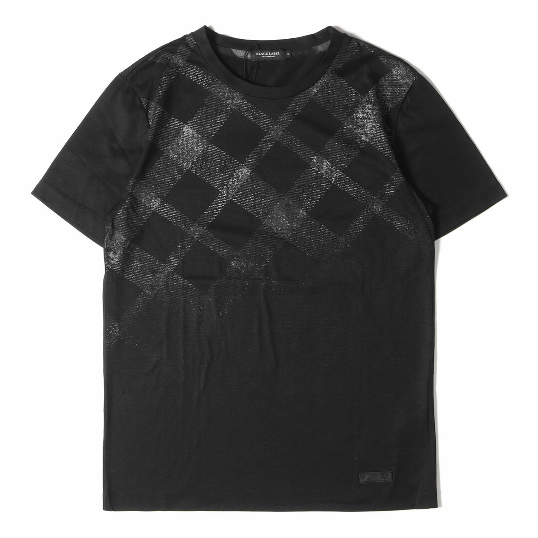 ブラックレーベル クレストブリッジ 黒の半袖Tシャツ　Mサイズ