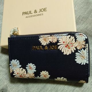 ポールアンドジョー(PAUL & JOE)のポールアンドジョー アクセソワ キーケース クリザンテーム 花柄 ネイビー(キーケース)