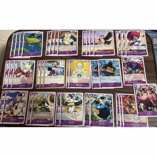 06 ワンピースカード　紫まとめ売り(シングルカード)
