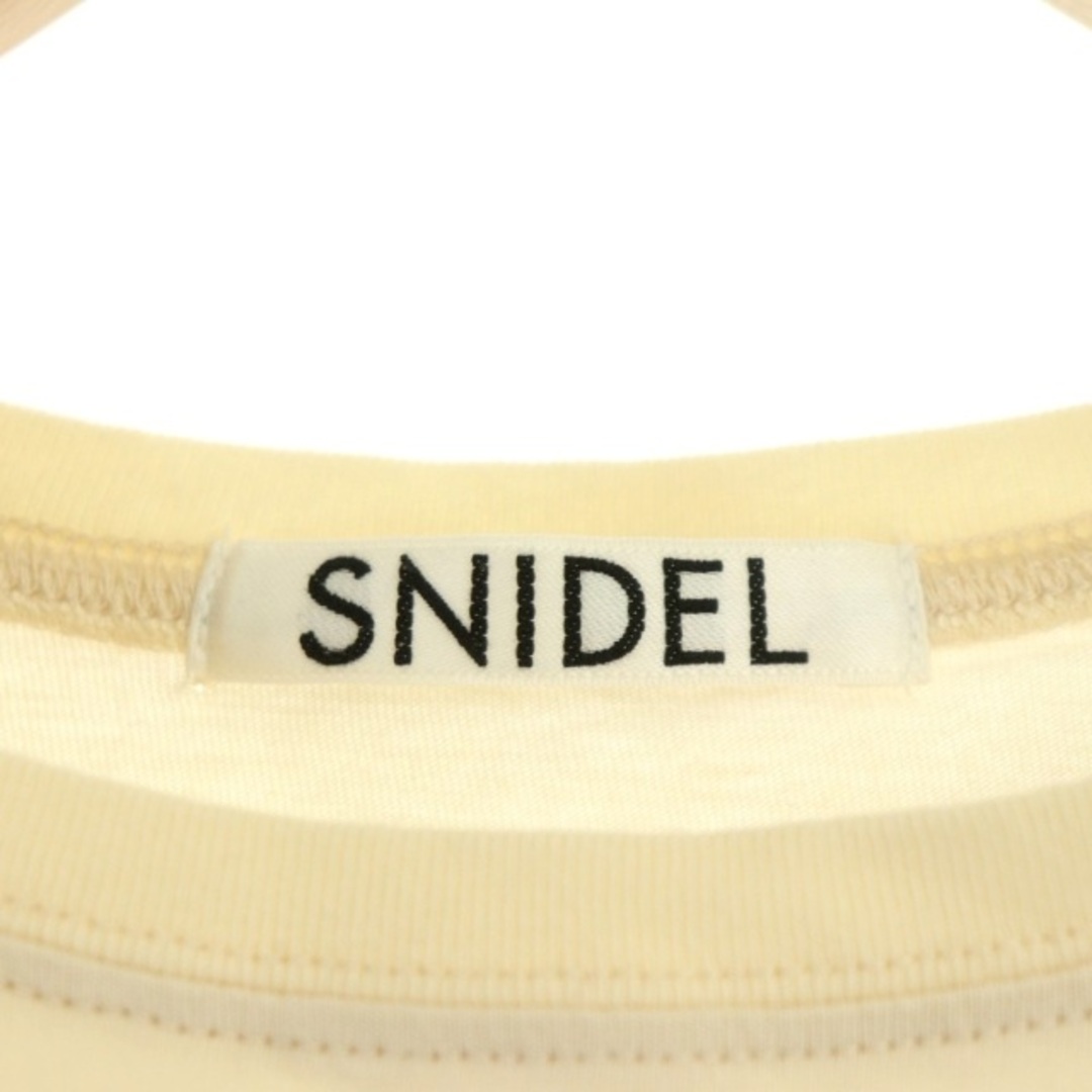 SNIDEL(スナイデル)のスナイデル 21SS カットトップス カットソー ノースリーブ ONE SIZE レディースのトップス(カットソー(半袖/袖なし))の商品写真