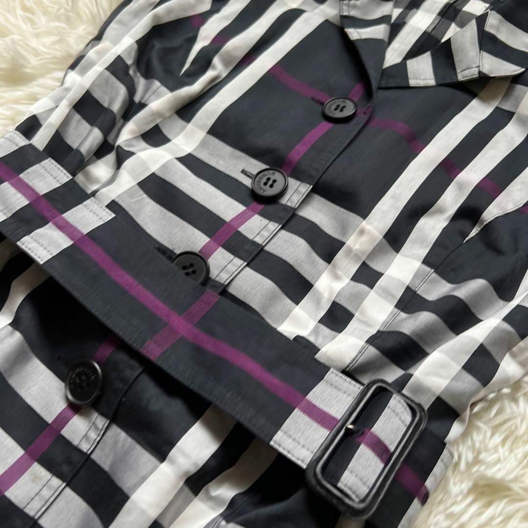 BURBERRY - バーバリーロンドン 36 シャツワンピース シルク混の通販