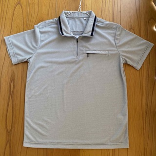 紳士　ハーフジッププルオーバー　M 未使用(Tシャツ/カットソー(半袖/袖なし))