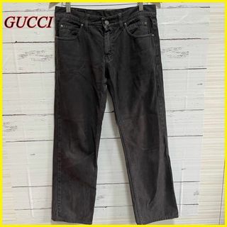 Gucci - GUCCI グッチ エンブロイダリー 花 フラワー 刺繍 デニム