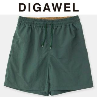 DIGAWEL - 新品■22SS DIGAWEL BAGGY SHORTS 緑 ナイロン ショーツ