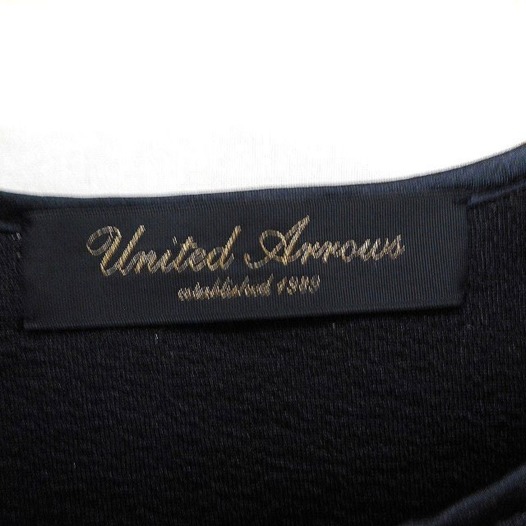 UNITED ARROWS(ユナイテッドアローズ)のユナイテッドアローズ UNITED ARROWS ニット カーディガン 丸首 黒 レディースのトップス(カーディガン)の商品写真